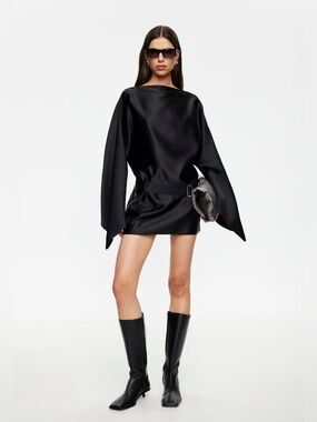 Lioness Touch Mini Dress | noir A4